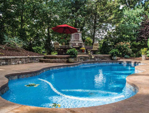 Freeform Shaped Swimming Pools Manufacturer in Lucknow